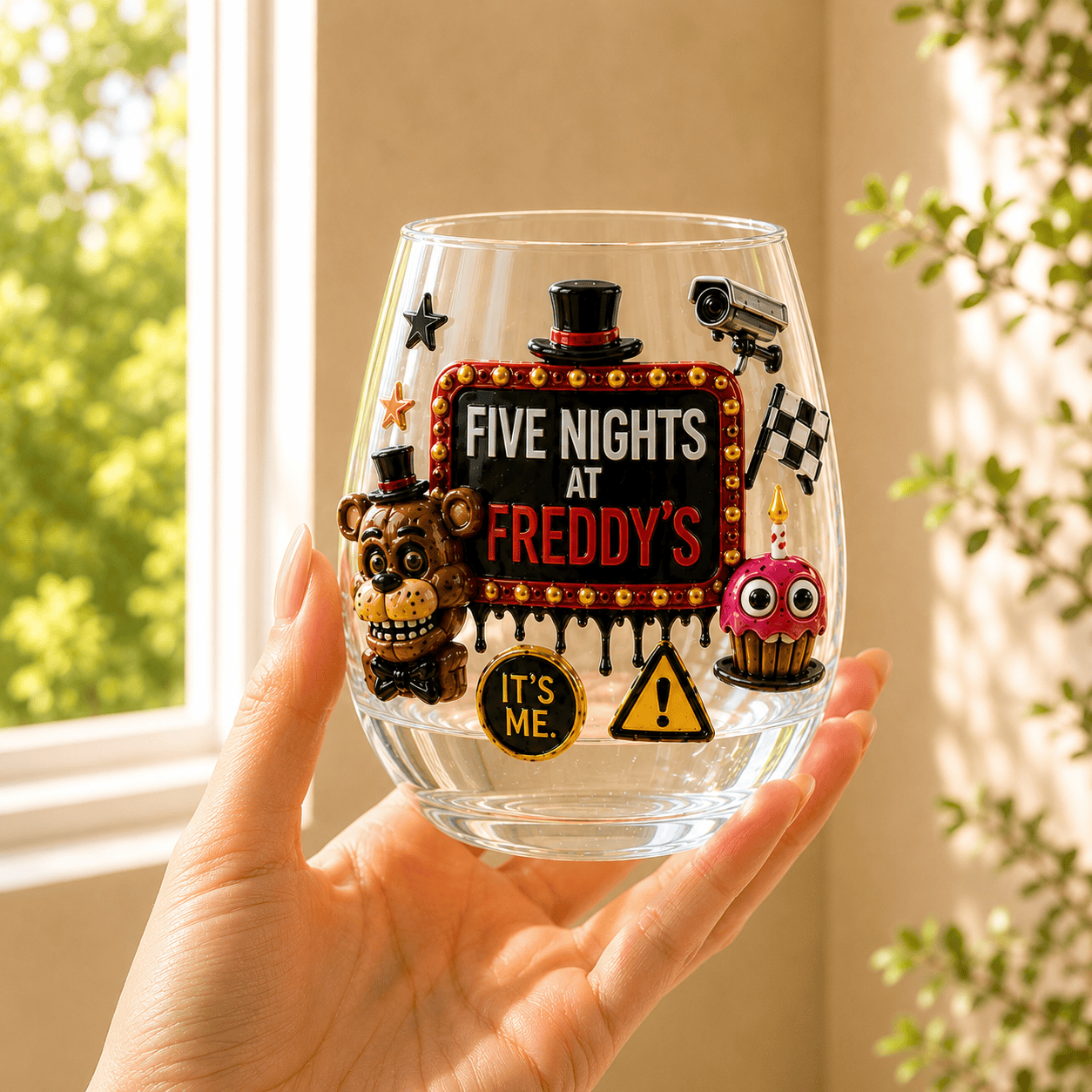 Premium 5NAF Wine Glass Cup TMH