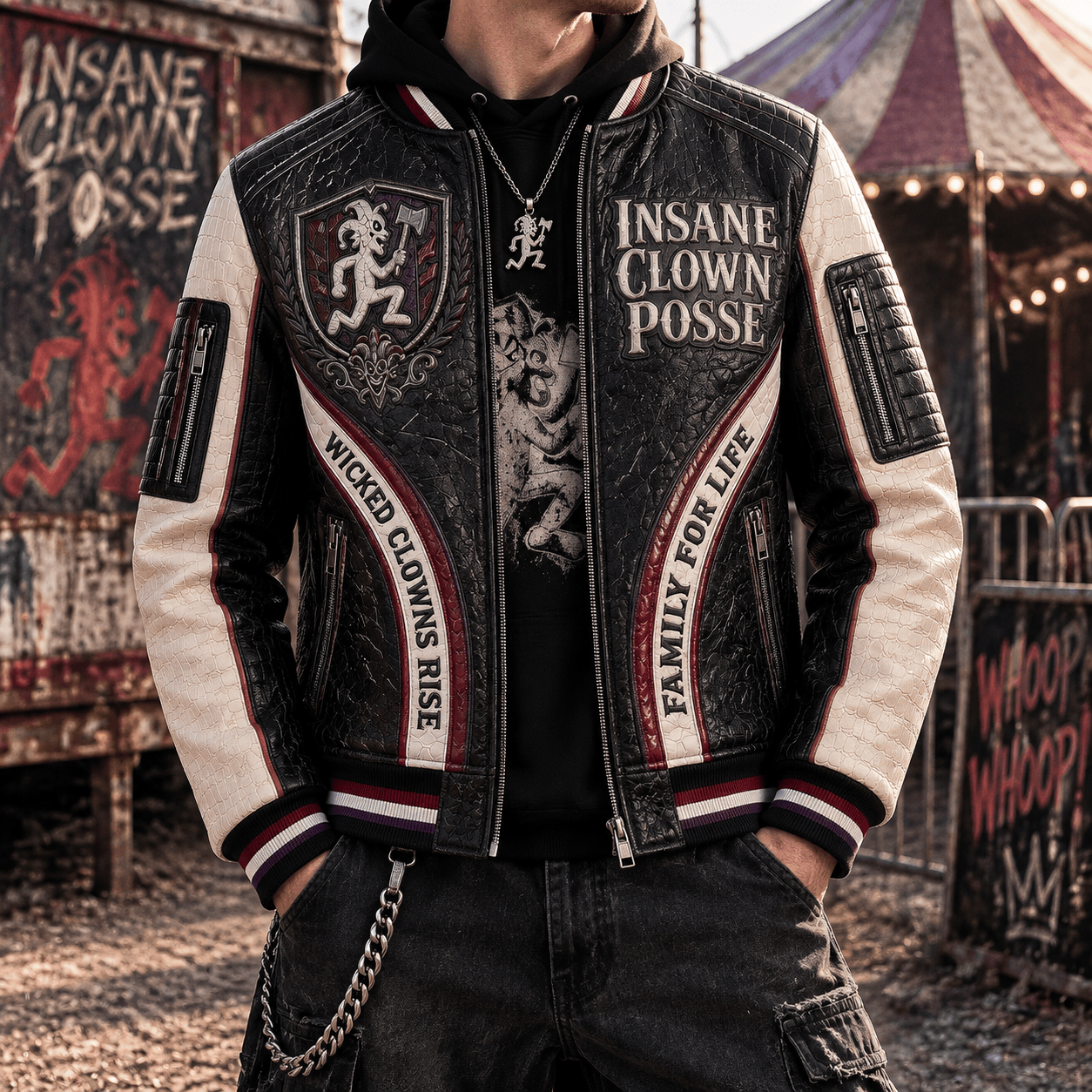Premium ICP Leather Zipper Jacket TTMH